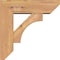 Ekena Millwork Westlake Slat Smooth Bracket w/ Offset Brace, Western Red Cedar, 5 1/2"W x 16"D x 16"H BKT0604X16X16WTL06SWR - alternate 4